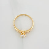 Anillo Solitario Churumbela 1.85 g / T6 Oro Amarillo 18K