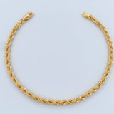 Pulso Lazo 3.1gr / 7 1/2 in / 3.15mm Oro Amarillo +3 18K %