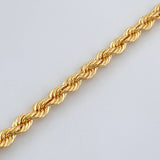 Pulso Lazo 3.1gr / 7 1/2 in / 3.15mm Oro Amarillo +3 18K %