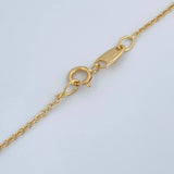 Cadena Aro Seguido 1.3gr / 18 in / 0.9mm Oro Amarillo +3 18K %
