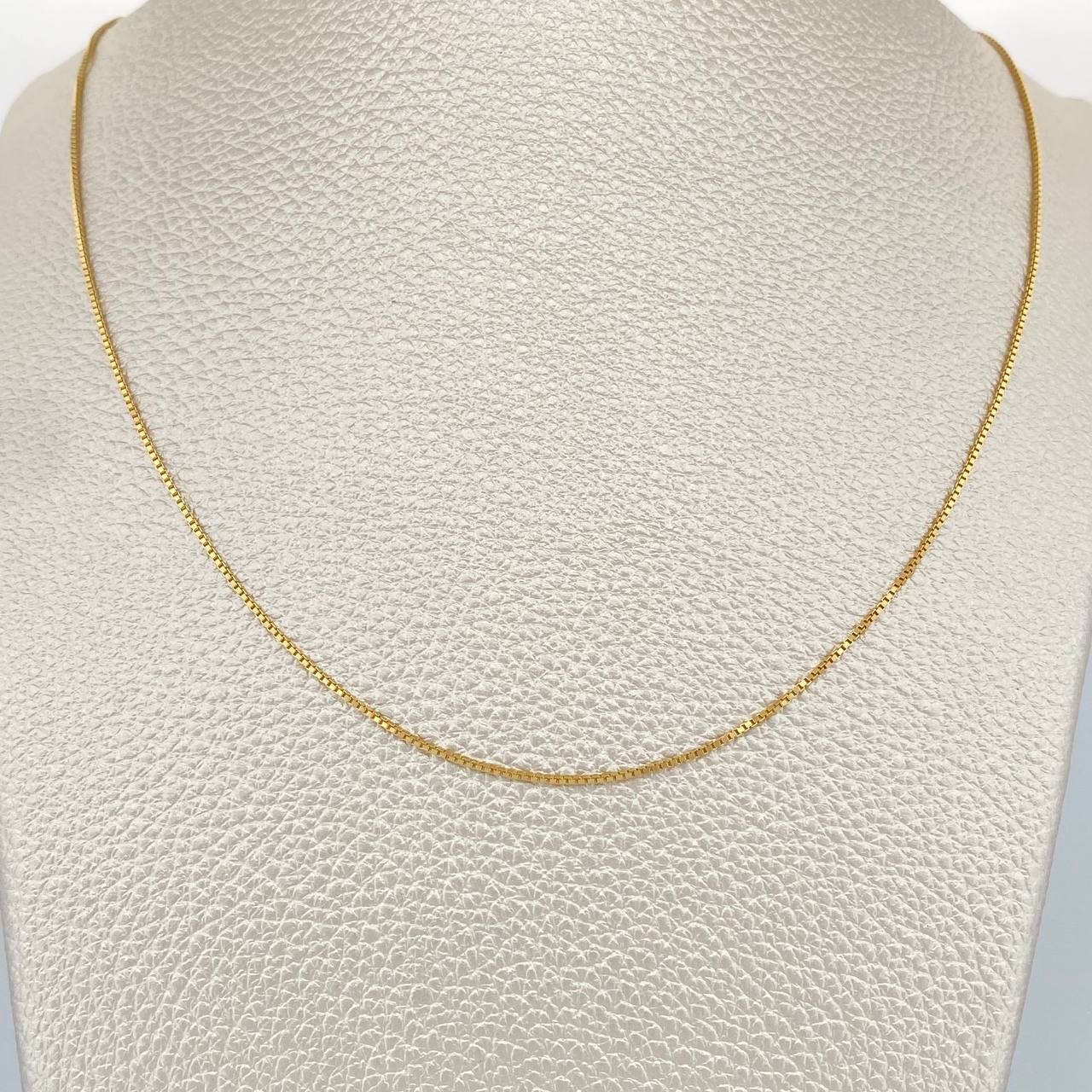 Cadena Veneciana 1.65gr / 18 1/2 in / 0.65mm Oro Amarillo +3 18K %