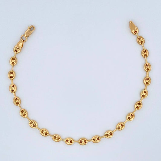 Pulso GC 2.75gr / 7 in / 3.05mm Oro Amarillo 18K &