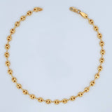 Tobillera GC 3.6gr / 9 3/4 in / 4mm Oro Amarillo 18K &