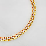 Bracelet Strap 10.5g / 7 1/2 in / 4.56mm Three Golds 18K