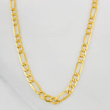Cadena Figaro 7.75g / 24 in / 4.51mm Oro Amarillo 18K