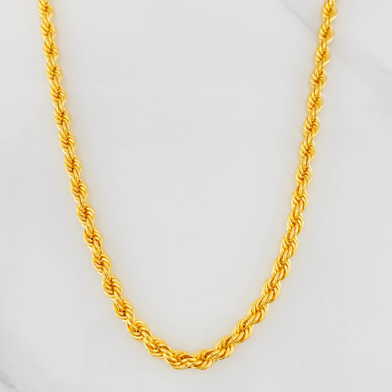 Cadena Lazo 14.8g / 24 in / 4.14mm Oro Amarillo 18K