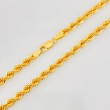 Cadena Lazo 14.8g / 24 in / 4.14mm Oro Amarillo 18K