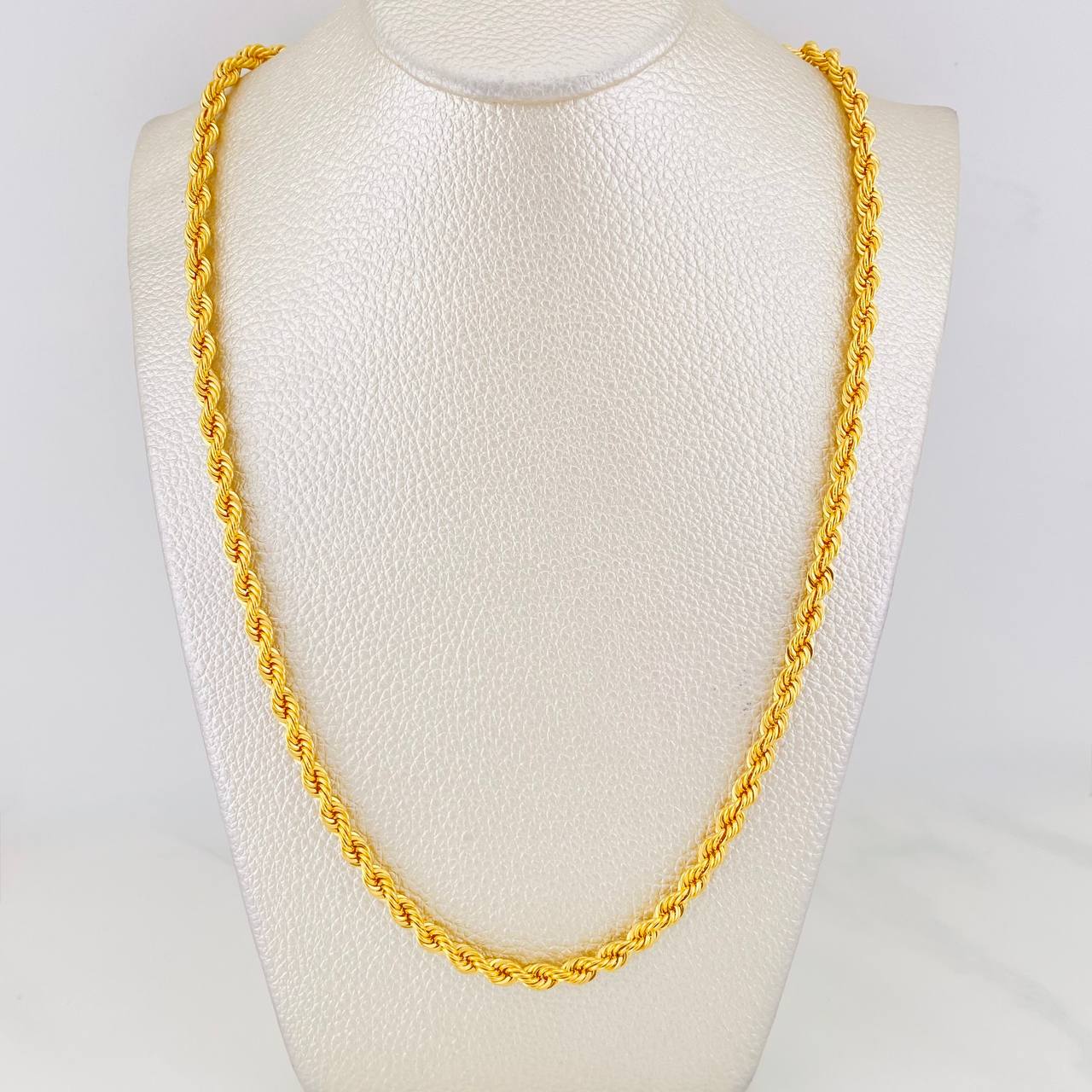 Cadena Lazo 14.8g / 24 in / 4.14mm Oro Amarillo 18K