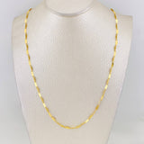 Mirror Flower Chain 2.1g / 18 in / 2.14mm Yellow Gold 18K