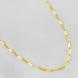 Cadena Flor Espejo 2.2g / 18 in / 2.2mm Oro Amarillo 18K