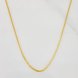 Cadena Veneciana 2.75g / 18 in / 0.89mm Oro Amarillo 18K