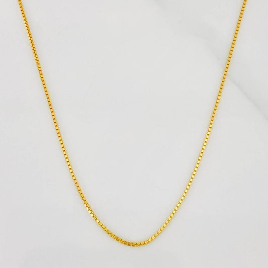 Venetian Chain 2.8g / 18 in / 0.8mm Yellow Gold 18K