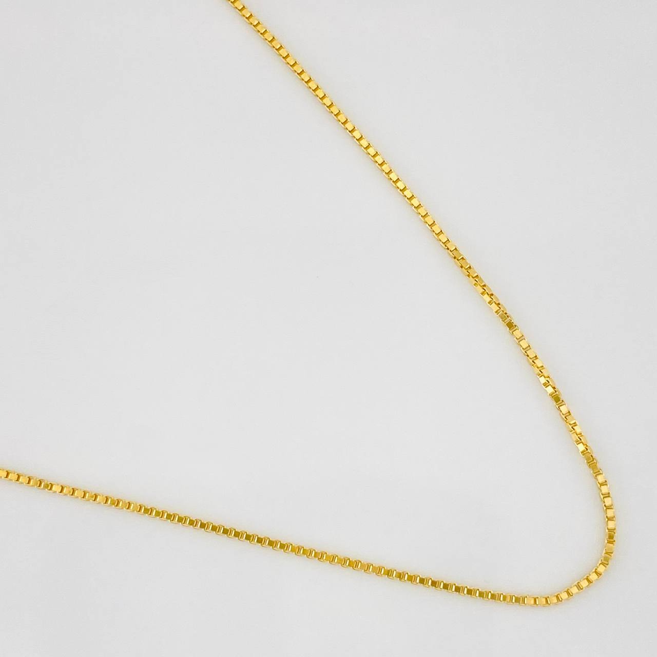 Cadena Veneciana 3.3g / 18 in / 0.92mm Oro Amarillo 18K