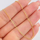 Cadena Veneciana 2.75g / 18 in / 0.89mm Oro Amarillo 18K