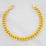 Pulso Cubano 6.6g / 7 3/4 in / 7.52mm Oro Amarillo 18K