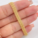 Bismark Bracelet 5.4g / 7 in / 4.68mm Yellow Gold 18K