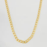 Cadena Cubana 4.8g / 18 in / 3.5mm Oro Amarillo 18K