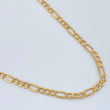 Cadena Figaro 5.45gr / 23 3/4 in / 3.4mm Oro Amarillo +1 18K &