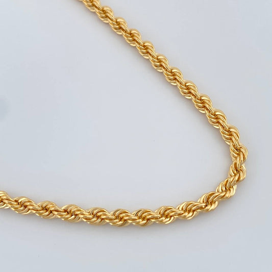 Cadena Lazo 8.45gr / 23 3/4 in / 3.17mm Oro Amarillo +3 18K &