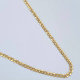 Cadena Cubana 2.95gr / 19 3/4 in / 1.83mm Oro Amarillo +1 18K &