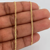 Cadena Cubana 2.95gr / 19 3/4 in / 1.83mm Oro Amarillo +1 18K &