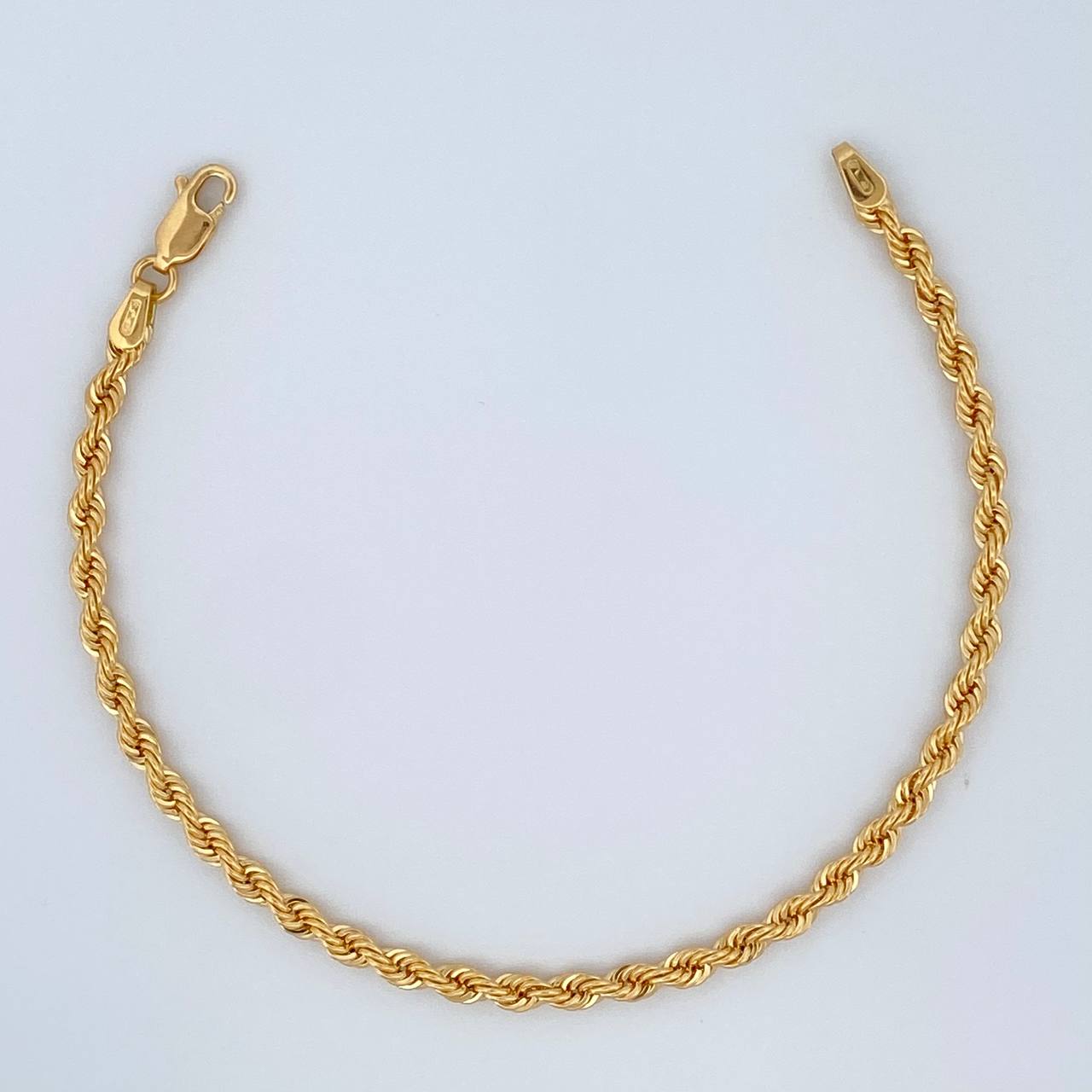 Pulso Lazo 2.8gr / 7 1/4 in / 3.11mm Oro Amarillo +3 18K &