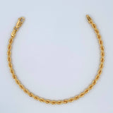 Pulso Lazo 2.8gr / 7 1/4 in / 3.11mm Oro Amarillo +3 18K &