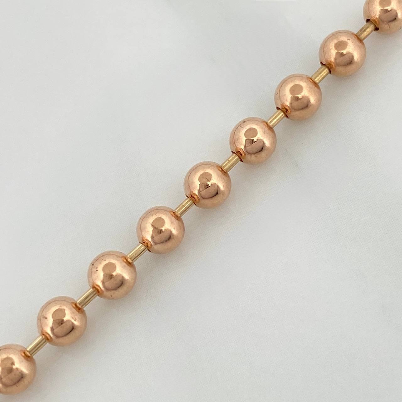 Cadena Militar 31.8 g / 28 in / 3.65 mm Oro Rosa 18K