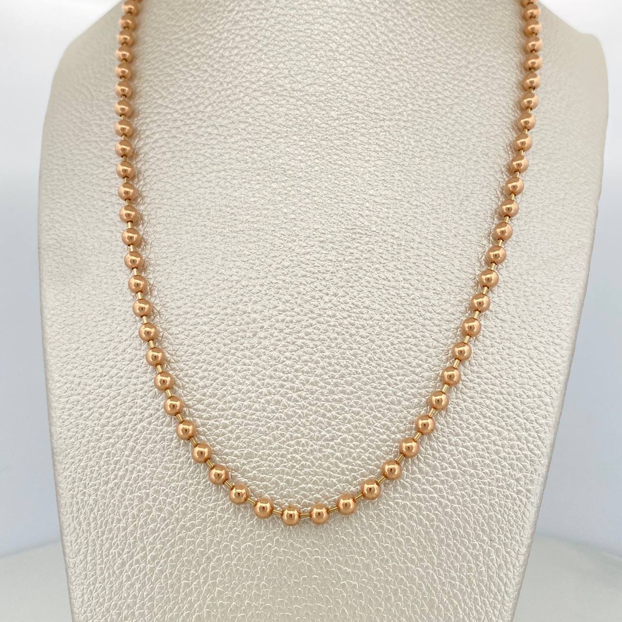 Cadena Militar 31.8 g / 28 in / 3.65 mm Oro Rosa 18K