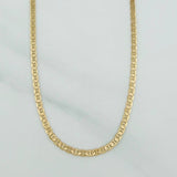 Flat Mariner Chain 3.2 g / 17 3/4 in / 1.5 mm 18K Yellow Gold