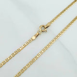 Cadena Escalera 2.4 g / 23 1/2 in / 1 mm Oro Amarillo 18K