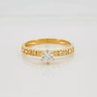Anillo Solitario Churumbela 1.95 g / T6 Oro Amarillo 18K