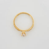 Anillo Solitario Churumbela 1.95 g / T6 Oro Amarillo 18K