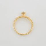 Anillo Solitario Churumbela 1.95 g / T6 Oro Amarillo 18K