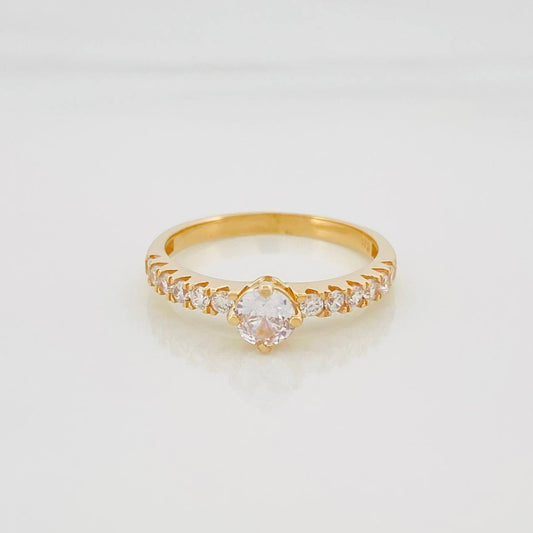 Anillo Solitario Churumbela 2.25 g / T6 3/4 Oro Amarillo 18K