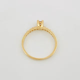 Anillo Solitario Churumbela 2 g / T6 3/4 Oro Amarillo 18K