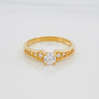 Anillo Solitario Corbatin 1.85 g / T5 3/4 Oro Amarillo 18K