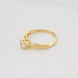 Anillo Solitario Churumbela 2.1 g / T6 3/4 Oro Amarillo 18K