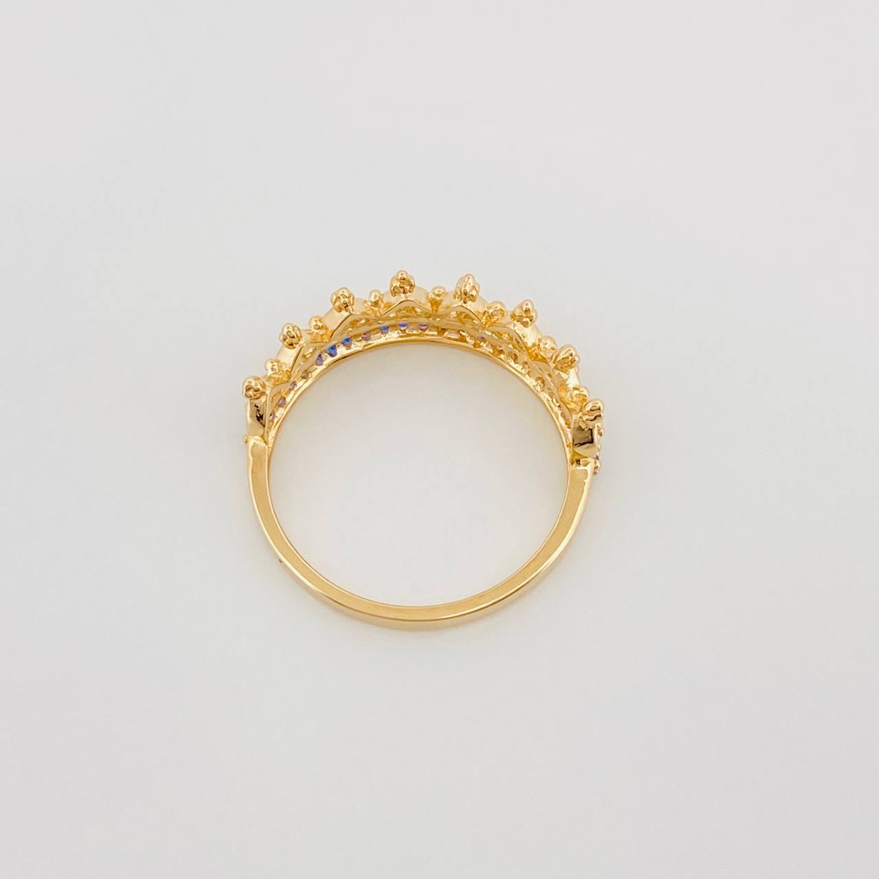 Tiara Ring 2.05 g / T5 1/2 18K Yellow Gold