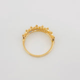 Tiara Ring 2.05 g / T5 1/2 18K Yellow Gold