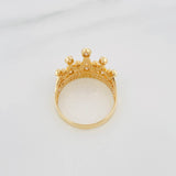Tiara Ring 3.3 g / T7 1/4 Two-Tone Yellow and White Gold 18K