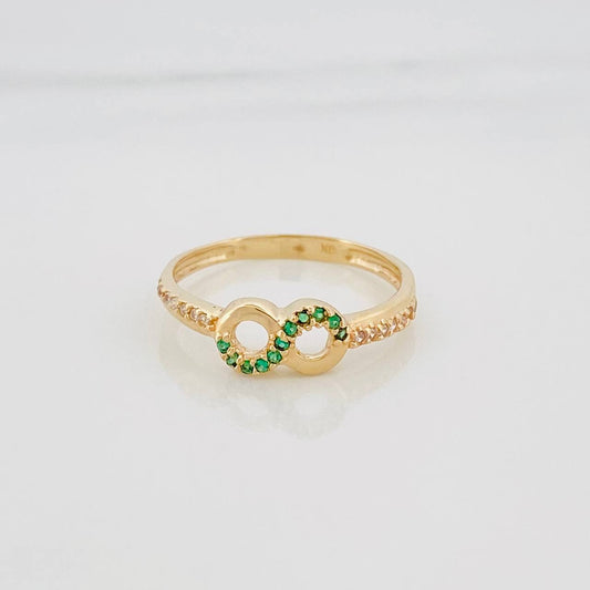 Anillo Infinito 1.75 g / T6 3/4 Oro Amarillo 18K