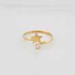 Star Ring 1.45 g / Size 7 1/4 Yellow Gold 18K
