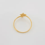 Star Ring 1.45 g / Size 7 1/4 Yellow Gold 18K