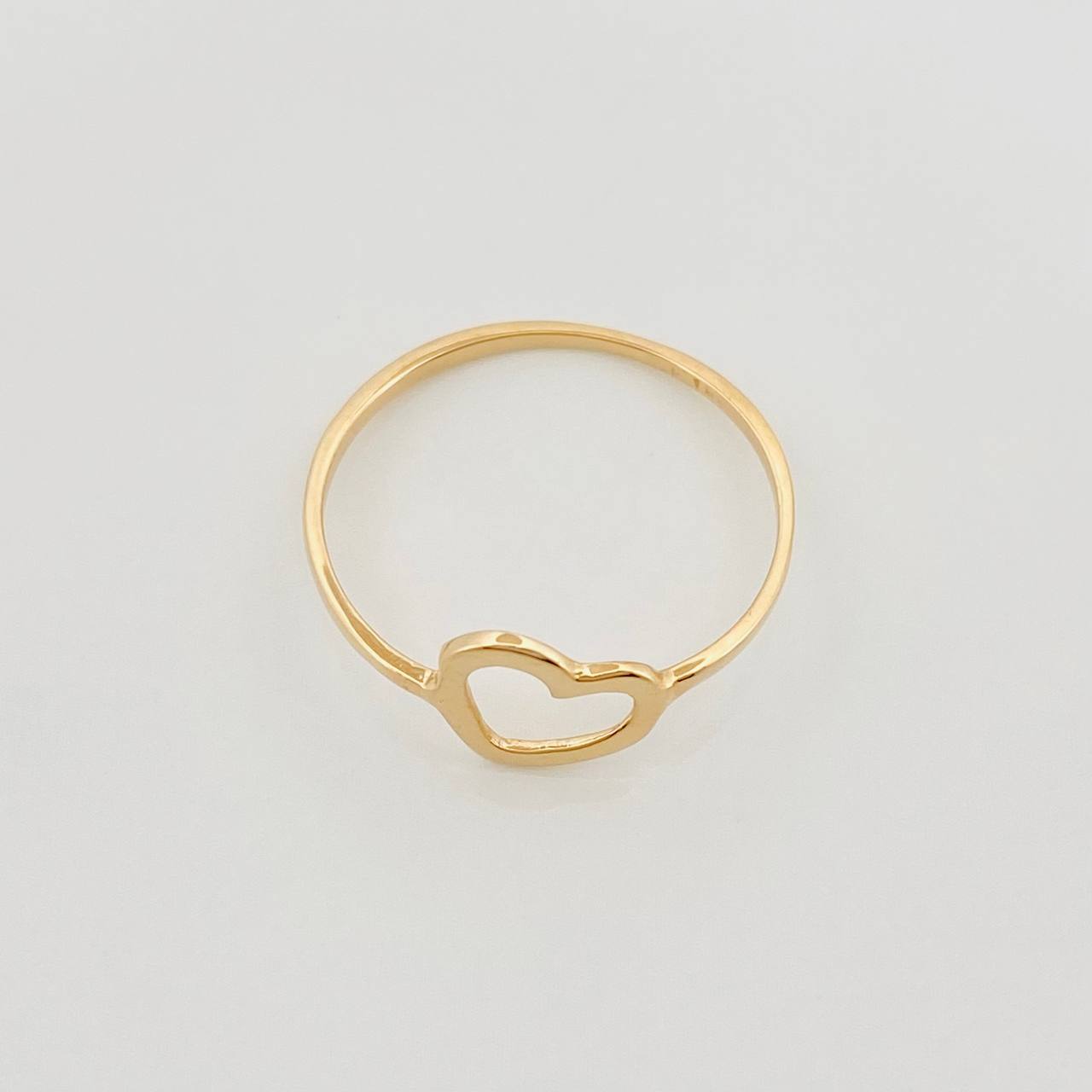 Heart Ring 0.85 g / T7 Yellow Gold 18K