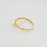 Anillo Solitario Rombo 1.75 g / T6 3/4 Oro Amarillo 18K