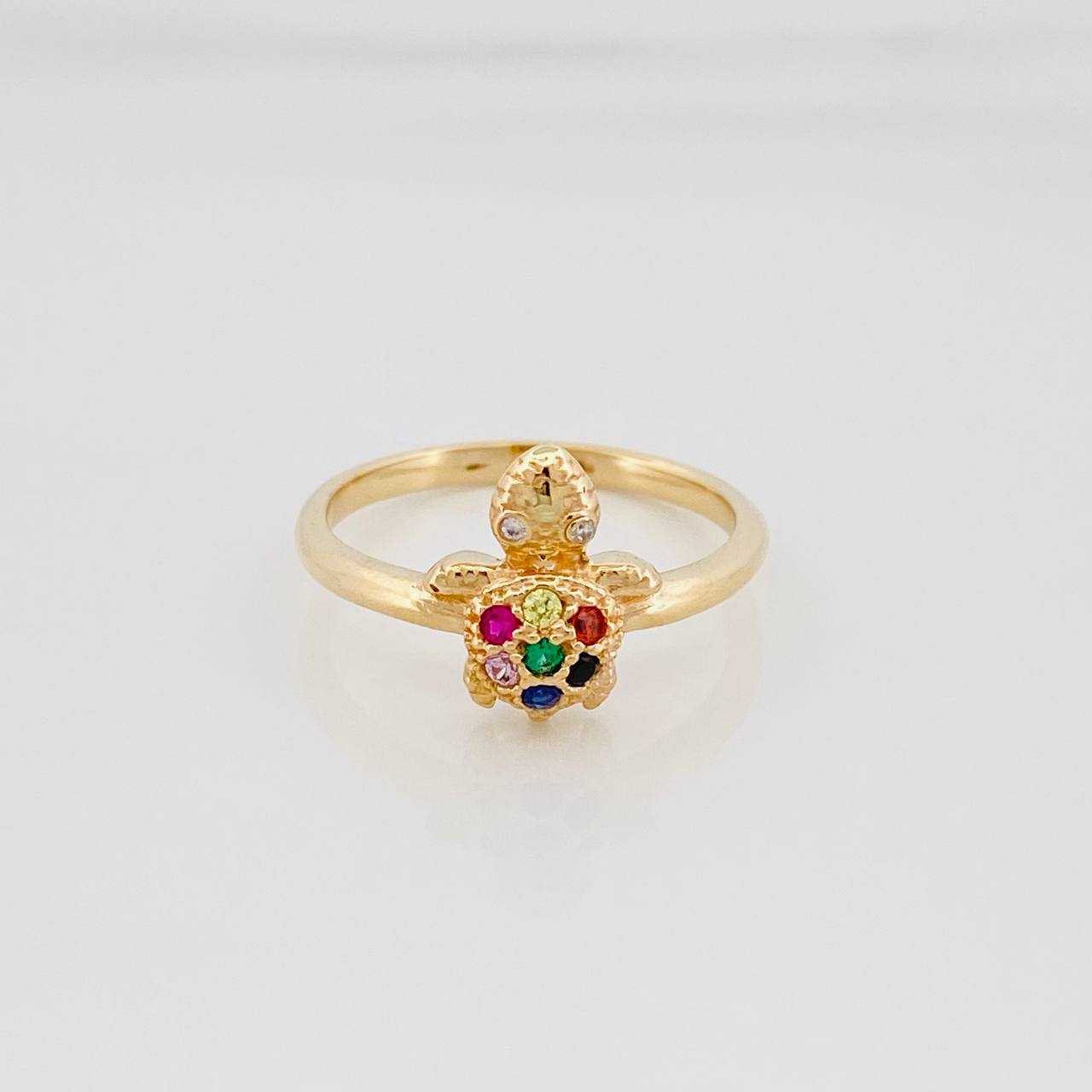 Turtle Ring 2.9 g / T6 1/2 Yellow Gold 18K