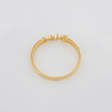 Ring God 1.5 g / T7 3/4 Yellow Gold 18K