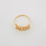 Ring God 2.35 g / T7 1/2 Yellow Gold 18K