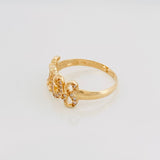 Ring God 2.35 g / T7 1/2 Yellow Gold 18K